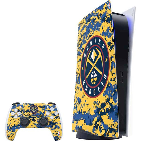 NBA Denver Nuggets Digi Camo PlayStation PS5 Skins