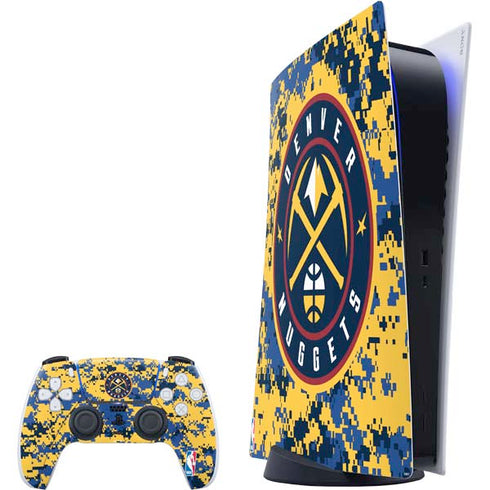 NBA Denver Nuggets Digi Camo PlayStation PS5 Skins