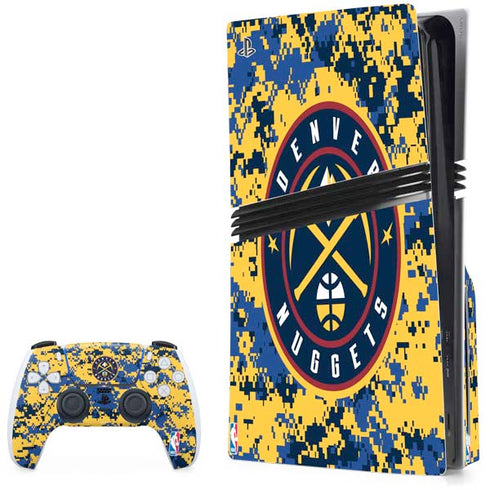 NBA Denver Nuggets Digi Camo PlayStation PS5 Skins