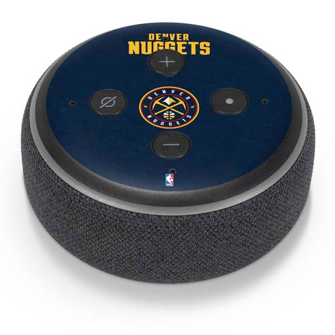 NBA Denver Nuggets Distressed Amazon Echo Dot Skin