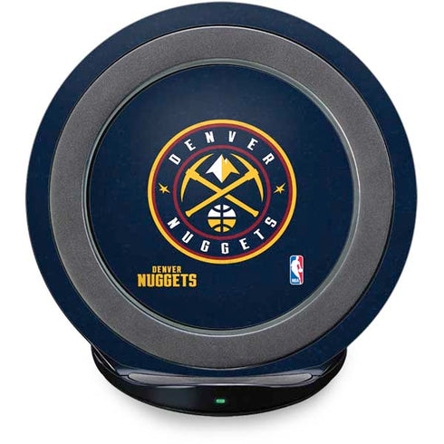 NBA Denver Nuggets Distressed Fast Charge Wireless Charging Stand Skin