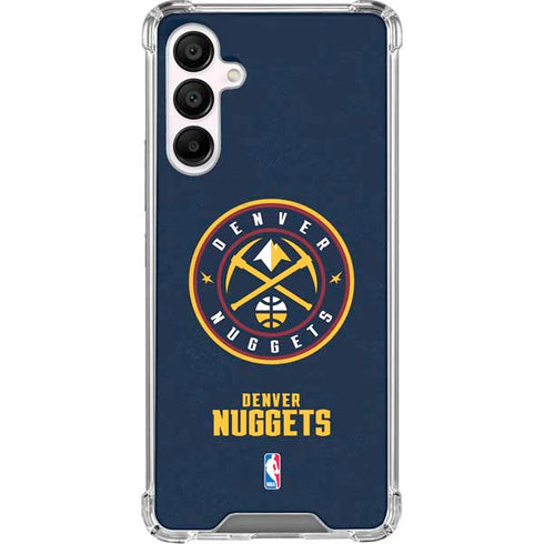 NBA Denver Nuggets Distressed Galaxy A16 5G Clear Case