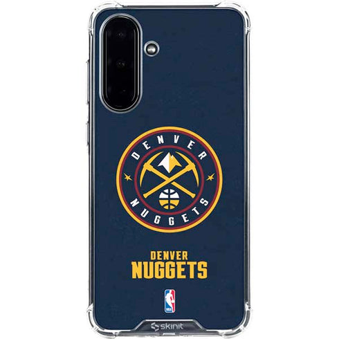 NBA Denver Nuggets Distressed Galaxy A36 5G Clear Case