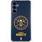 NBA Denver Nuggets Distressed Galaxy A55 5G Clear Case
