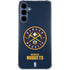 NBA Denver Nuggets Distressed Galaxy A55 5G Clear Case