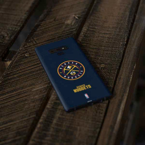 NBA Denver Nuggets Distressed Galaxy Note 9 Skin