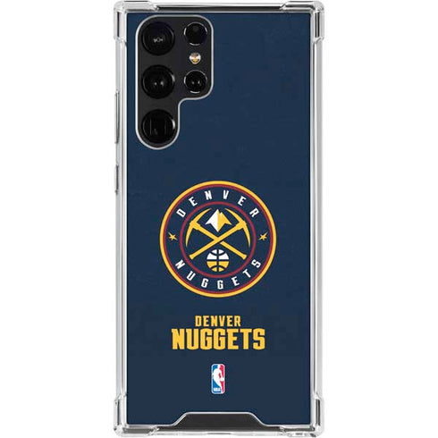 NBA Denver Nuggets Distressed Galaxy S23 Ultra Clear Case