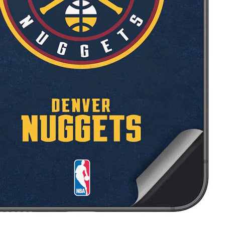 NBA Denver Nuggets Distressed Galaxy S25 Skin