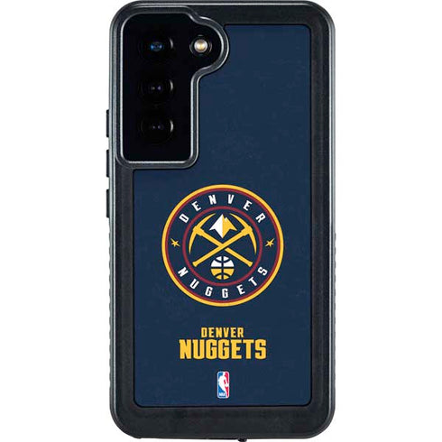NBA Denver Nuggets Distressed Galaxy S24 Waterproof Case