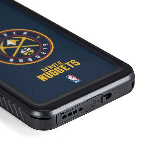 NBA Denver Nuggets Distressed Galaxy S24 Waterproof Case