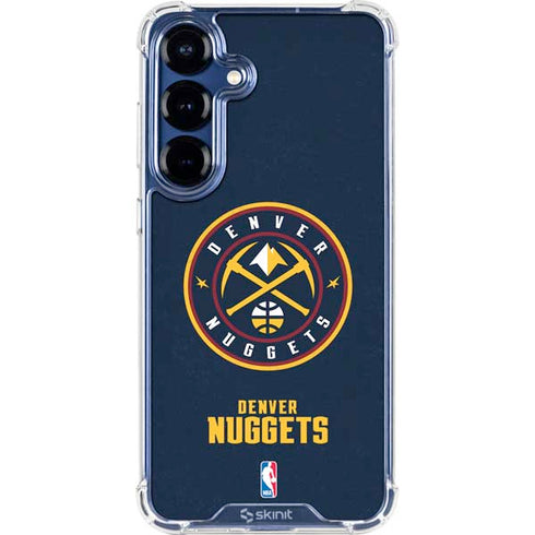 NBA Denver Nuggets Distressed Galaxy S25 Clear Case