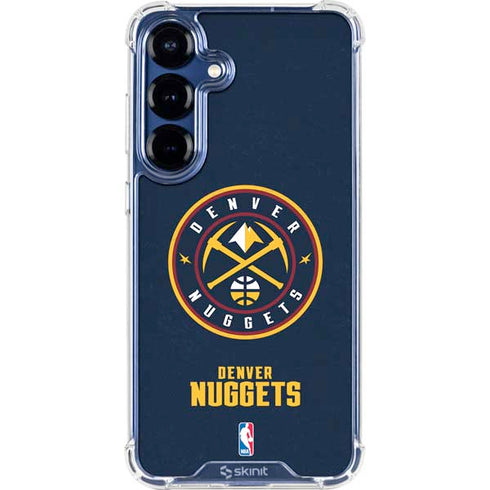 NBA Denver Nuggets Distressed Galaxy S25 FE Clear Case