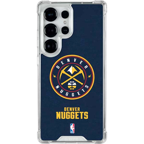 NBA Denver Nuggets Distressed Galaxy S25 Ultra Clear Case