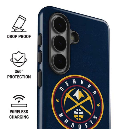 NBA Denver Nuggets Distressed Galaxy S26 Plus Impact Case