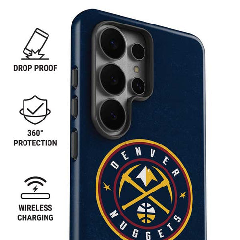 NBA Denver Nuggets Distressed Galaxy S26 Ultra Impact Case