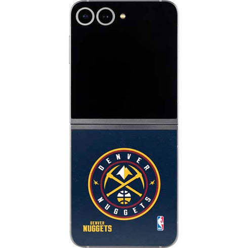 NBA Denver Nuggets Distressed Galaxy Z Flip6 Skin