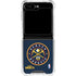 NBA Denver Nuggets Distressed Galaxy Z Flip6 Clear Case
