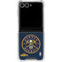 NBA Denver Nuggets Distressed Galaxy Z Flip7 Clear Case