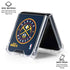 NBA Denver Nuggets Distressed Galaxy Z Flip7 Clear Case
