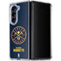 NBA Denver Nuggets Distressed Galaxy Z Fold5 5G Clear Case