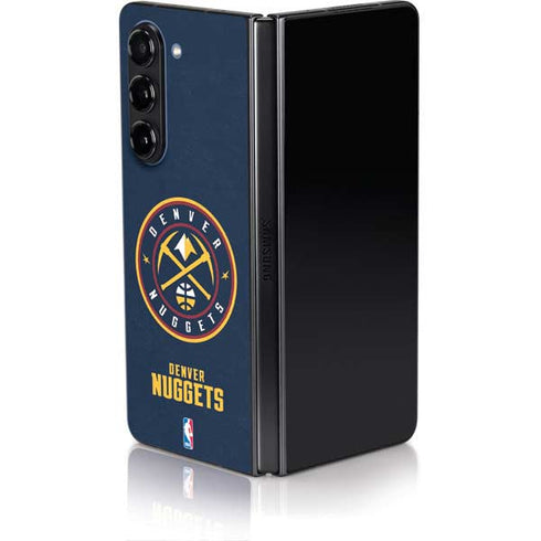 NBA Denver Nuggets Distressed Galaxy Z Fold5 5G Skin