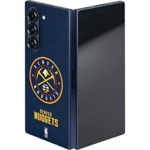 NBA Denver Nuggets Distressed Galaxy Z Fold6 Skin