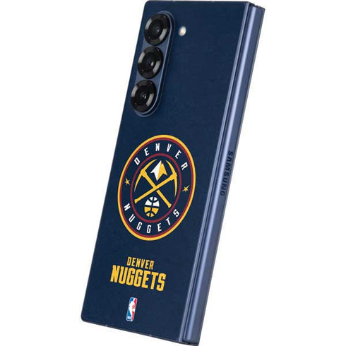 NBA Denver Nuggets Distressed Galaxy Z Fold6 Skin
