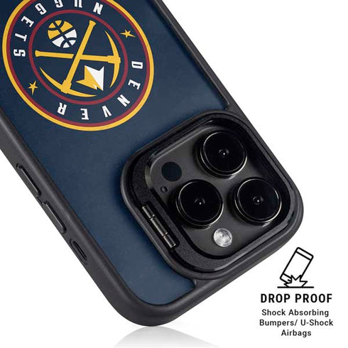 NBA Denver Nuggets Distressed iPhone 14 Pro Max Kickstand Case