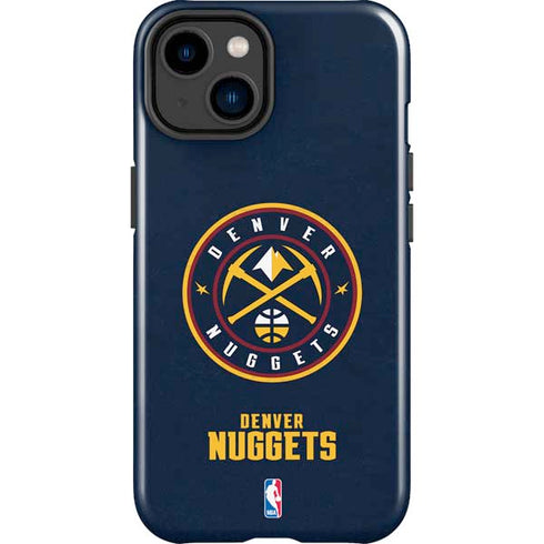NBA Denver Nuggets Distressed iPhone 15 Impact Case