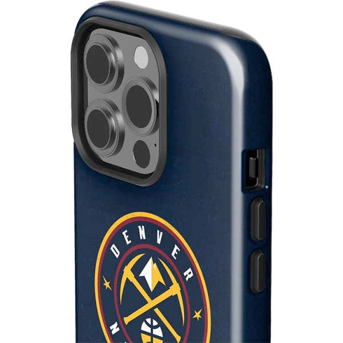 NBA Denver Nuggets Distressed iPhone 15 Pro Impact Case