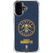 NBA Denver Nuggets Distressed iPhone 16 Clear Case