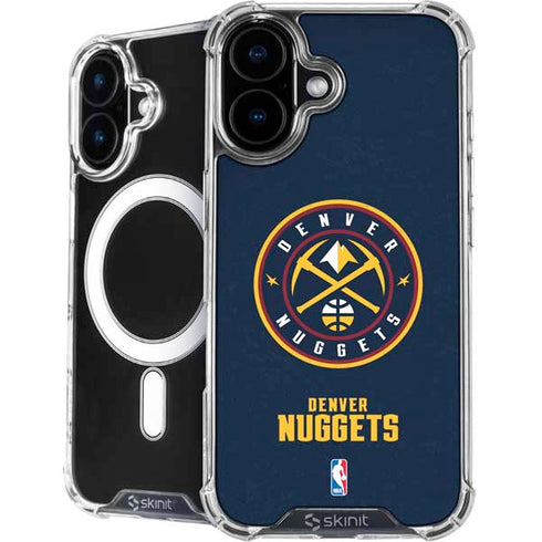 NBA Denver Nuggets Distressed iPhone 16 MagSafe Case