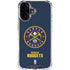 NBA Denver Nuggets Distressed iPhone 16 Plus Clear Case