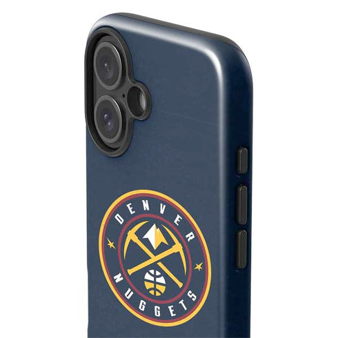 NBA Denver Nuggets Distressed iPhone 16 Plus Impact Case