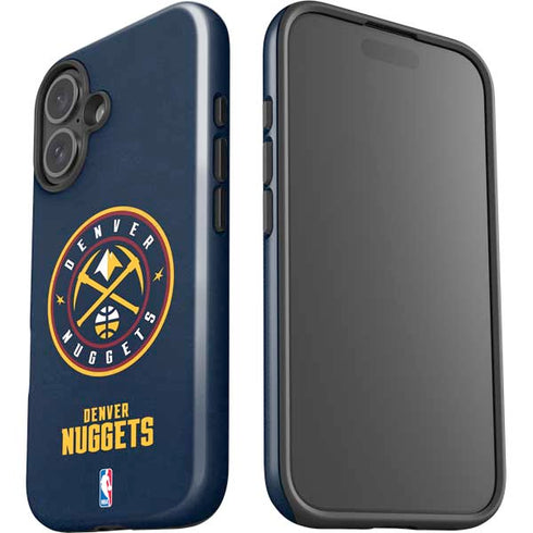 NBA Denver Nuggets Distressed iPhone 16 Plus Impact Case