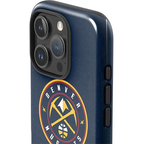 NBA Denver Nuggets Distressed iPhone 16 Pro Max Impact Case