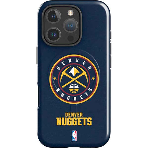 NBA Denver Nuggets Distressed iPhone 16 Pro Max Magsafe Impact Case