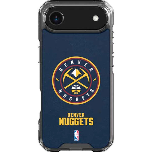 NBA Denver Nuggets Distressed iPhone 17 Air Clear Case
