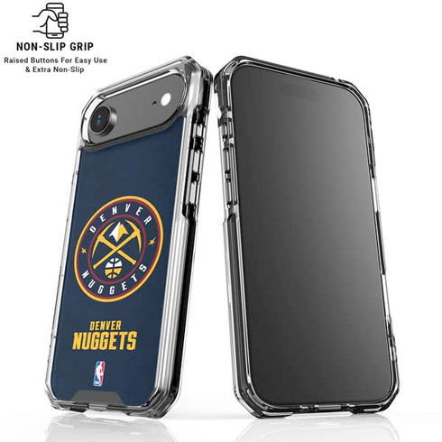 NBA Denver Nuggets Distressed iPhone 17 Air Clear Case