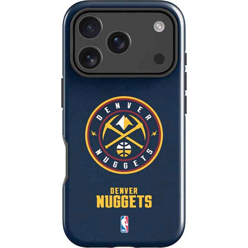 NBA Denver Nuggets Distressed iPhone 17 Pro Max Impact Case