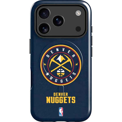 NBA Denver Nuggets Distressed iPhone 17 Pro Max Magsafe Impact Case