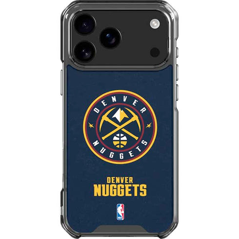 NBA Denver Nuggets Distressed iPhone 18 Pro Max Clear Case