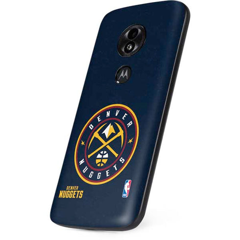 NBA Denver Nuggets Distressed Moto E5 Play Skin