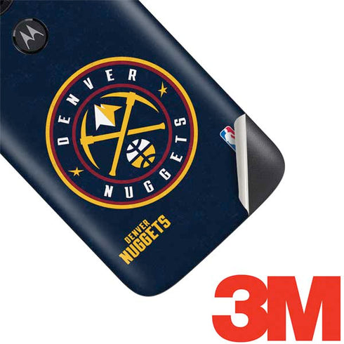 NBA Denver Nuggets Distressed Moto E5 Play Skin