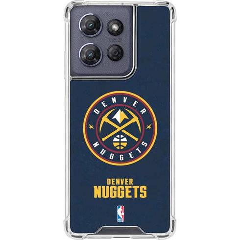 NBA Denver Nuggets Distressed Moto G Stylus 5G (2025) Clear Case
