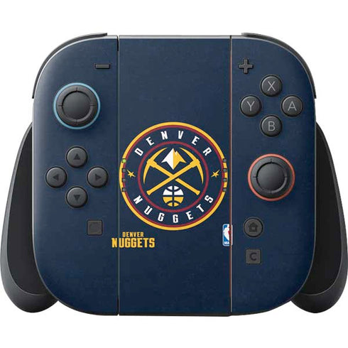 NBA Denver Nuggets Distressed Nintendo Switch 2 (2025) Joy-Con Controller Skin