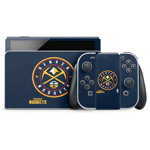 NBA Denver Nuggets Distressed Nintendo Skins