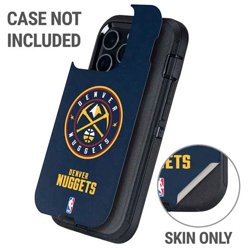 NBA Denver Nuggets Distressed Otterbox Defender iPhone Skin