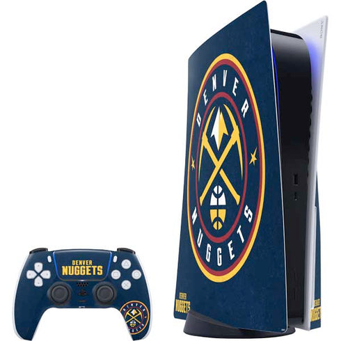 NBA Denver Nuggets Distressed PlayStation PS5 Skins