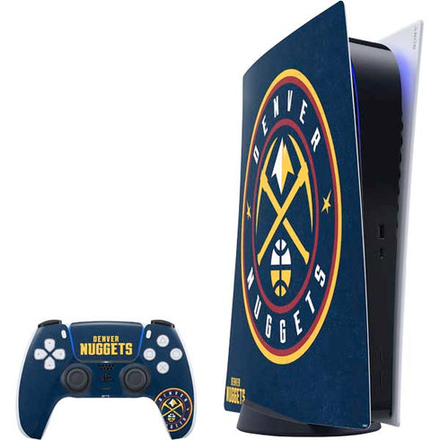 NBA Denver Nuggets Distressed PlayStation PS5 Skins